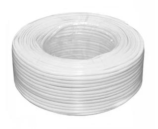 Кабель коаксіальний Ritar (RT-W100-3C2V+2x0.5mm/11555), бухта 100 м, білий