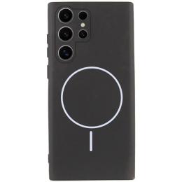 Чохол-накладка Lakshmi Silicone Cover Full Camera (AA) with MagFit для Samsung Galaxy S24 Ultra Black