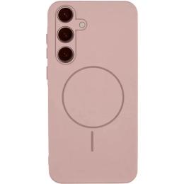 Чохол-накладка Lakshmi Silicone Cover Full Camera (AA) with MagFit для Samsung Galaxy S24 Pink Sand