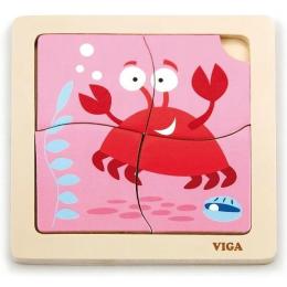 Пазл Viga Toys Краб 50146