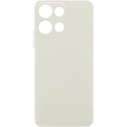 Чохол-накладка Lakshmi Silicone Cover Full Camera (AA) для Motorola Moto G75 5G White