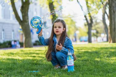 Генератор мильних бульбашок Gazillion Гігант GZ36132 вентилятор 118 мл