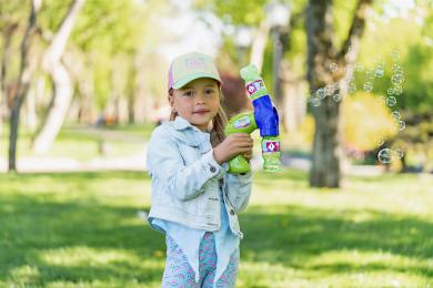 Генератор мильних бульбашок Gazillion GZ36598 напівавтоматичний бластер 118 мл