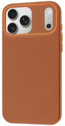 Чохол-накладка EpiK Syndee with MagSafe для Apple iPhone 17 Pro Max (6.9) Brown Gold