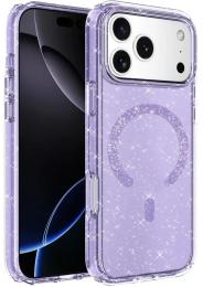 Чохол-накладка EpiK TPU Eclipse Sparkle (MagFit) для Apple iPhone 17 Pro (6.3) Purple
