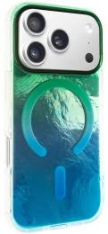 Чохол-накладка EpiK TPU Shiny Mountain (MagFit) для Apple iPhone 17 Pro Max (6.9) Green Blue