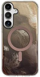 Чохол-накладка EpiK TPU Shiny Mountain (MagFit) для Samsung Galaxy S25 FE Chocolate