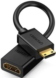 Перехідник Ugreen miniHDMI(тато) - HDMI(мама) Black