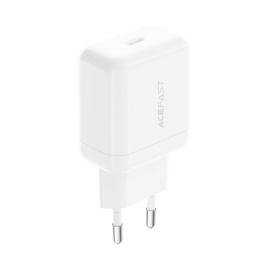 Адаптер живлення для телефона Acefast A130 White PD20W single USB-C charger (6974316284659)