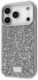 Чохол-накладка Bling World Rock Diamond (TPU) для iPhone 17 Pro Silver