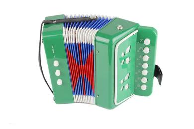 Іграшковий музичний інструмент Shantou Jinxing Plastics Co., LTD Гармошка 6429 Green