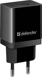 Адаптер живлення для телефона Defender EPA-10 Black (83572) 1xUSB 5V/2.1А
