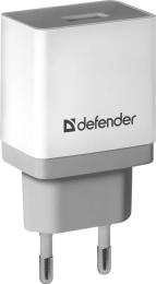 Адаптер живлення для телефона Defender UPA-21 White (83571) 1xUSB 5V/2.1А