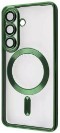 Чохол-накладка WAVE Metal Color Case with Magnetic Ring для Samsung Galaxy S26 Dark Green