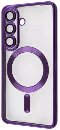 Чохол-накладка WAVE Metal Color Case with Magnetic Ring для Samsung Galaxy S26 Deep Purple