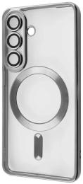 Чохол-накладка WAVE Metal Color Case with Magnetic Ring для Samsung Galaxy S26 Silver