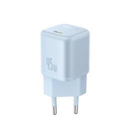 Адаптер живлення для телефона Baseus PicoGo GaN Fast Charger 1C 45W EU Galaxy Blue (P10176800313-00)