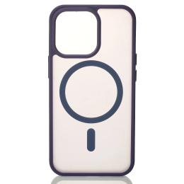 Чохол-накладка MATTE MagSafe для iPhone 13 Dark Purple