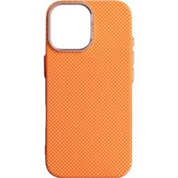 Чохол-накладка ArmorStandart LikeCarbon2 SE MagCase для Apple iPhone 17 Kevlar Orange Rose Gold (ARM89167)
