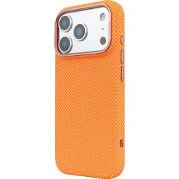 Чохол-накладка ArmorStandart LikeCarbon2 SE MagCase для Apple iPhone 17 Pro Kevlar Orange Rose Gold (ARM89168)