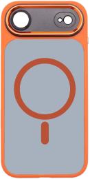 Чохол-накладка ArmorStandart Unit MagCase SE для Apple iPhone 17 Air Orange Black (ARM86327)