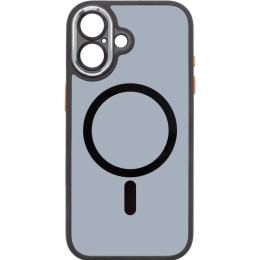 Чохол-накладка ArmorStandart Unit MagCase SE для Apple iPhone 17 Black Orange (ARM86314)