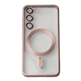 Чохол-накладка Infinity MagSafe SHINING MATTE для Samsung S23 Plus Pink