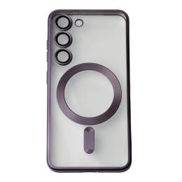 Чохол-накладка Infinity MagSafe SHINING MATTE для Samsung S24 Dark Purple