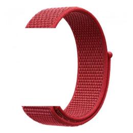 Ремінець для смарт-годинника Smart Baby Watch Nylon Loop Straps 20 mm Red