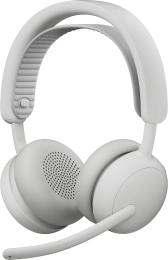 Накладні навушники Logitech Zone Wireless 2 ES Headset for Business Off White