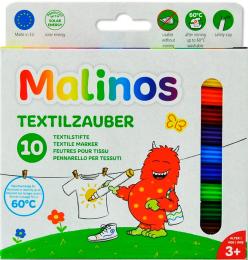 Фломастер Malinos Textil MA-300010 10 шт