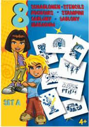 Трафарет Malinos MA-300995 мікс 8 шт. (набір A)