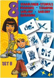 Трафарет Malinos MA-300996 фентезі 8 шт. (набір B)