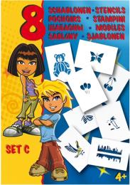 Трафарет Malinos MA-300997 мікс 8 шт. (набір C)