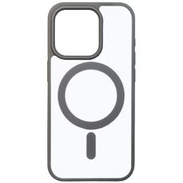 Чохол-накладка DM Frosted Acrylic Magsafe для Iphone 16 Gray