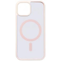 Чохол-накладка DM Frosted Acrylic Magsafe для Iphone 16 Pink