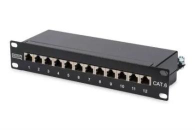 Патч-панель Digitus DN-91612S 10 1U, 12 портів, Cat.6 STP в зборі