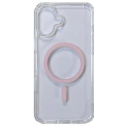 Чохол-накладка DM Clear Magsafe для iPhone 16 Pro Max Pink