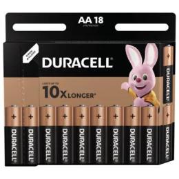 Батарейка Duracell MN1500 LR06 АА, 18 шт