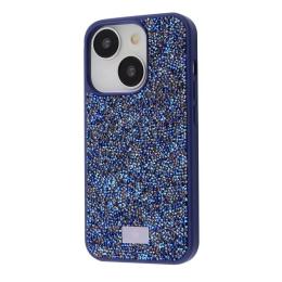 Чохол-накладка The Bling World Rock Diamond (TPU) для iPhone 16 Pro Blue Titanium