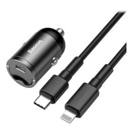 Автомобільний зарядний пристрій для телефона Baseus TZVCHX-0G Gray (Tiny Star Mini PPS quick charger suit )
