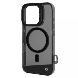 Чохол-накладка Kajsa Aluminium Shield iPhone 16 Pro Max Smoke Black with Magnetic Ring