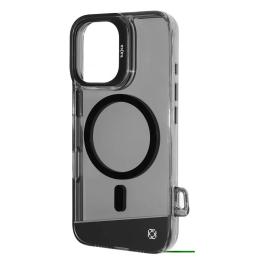 Чохол-накладка Kajsa Aluminium Shield iPhone 16 Smoke Black with Magnetic Ring