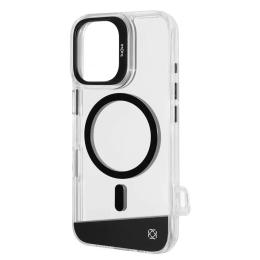 Чохол-накладка Kajsa Aluminium Shield iPhone 16 Gun Metal with Magnetic Ring