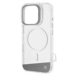 Чохол-накладка Kajsa Aluminium Shield iPhone 16 Pro Max Silver with Magnetic Ring