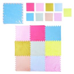 Килимок ігровий Bambi K9703 плюшевий 30x30x0, 6 см 9 деталей