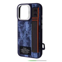 Чохол-накладка Kajsa Outdoor Collection Tie Dye iPhone 16 Blue with Magnetic Ring