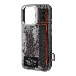 Чохол-накладка Kajsa Outdoor Collection Tie Dye iPhone 16 Gray with Magnetic Ring