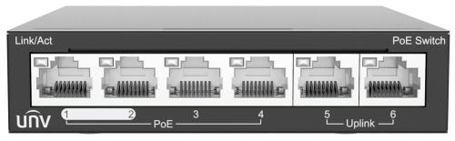 Світч Uniview NSW2020-6T-POE-IN