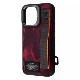 Чохол-накладка Kajsa Outdoor Collection iPhone 16 Red with Magnetic Ring
